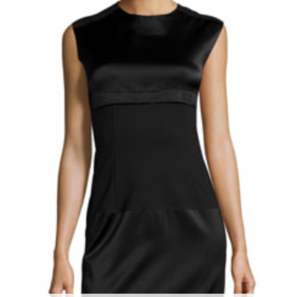 Sleeveless Mixed-Media Dress, DKNY